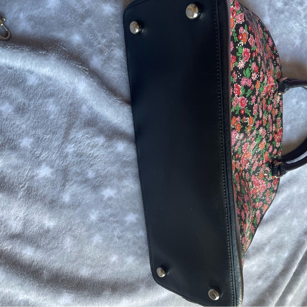Coach sierra crossbody - Black & Pink Floral Mini Bowler-Style - Picture 11 of 16